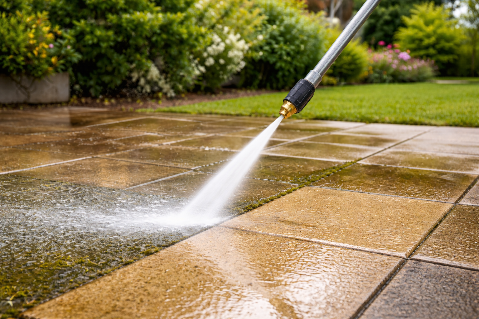 Central Illinois patio cleaning