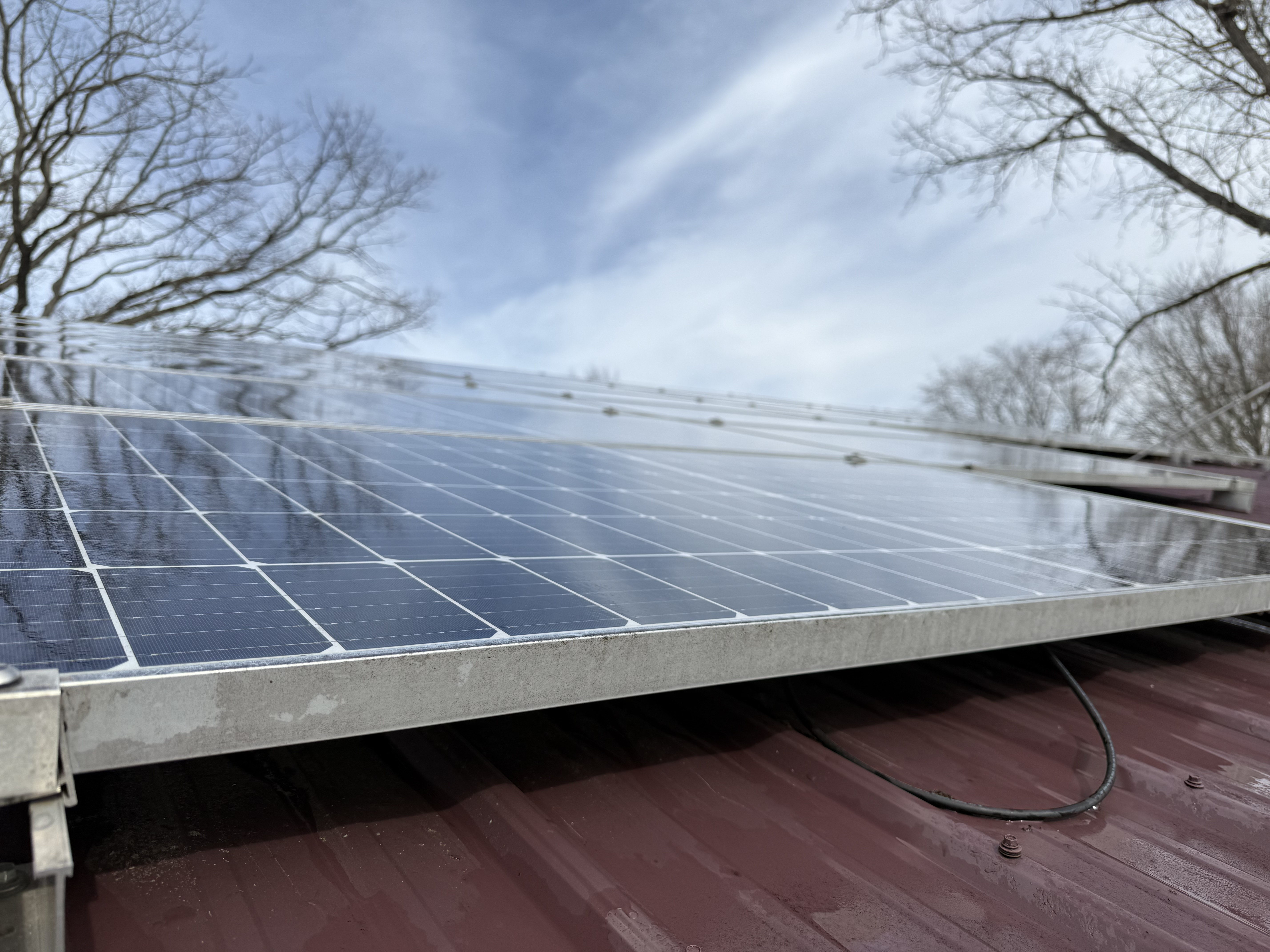 Central Illinois solar panel cleaning